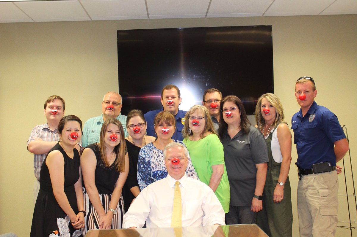 #RedNoseDay at City Hall