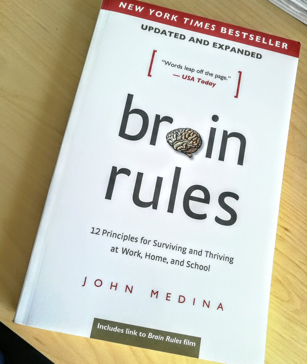 vladimirtocuyo's tweet image. Un sueño hecho realidad: hace años que quería este libro y por fin tomé la iniciativa de regalarmelo. Me siento como niño (así como me comporto) con juguete nuevo, presumiéndolo además everywhere. 🤓 #BrainRules