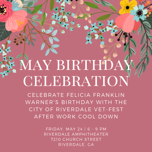 Happy Birthday to <a href="/ATLTransitLink/">Atlanta-region Transit Link Authority</a> Vice Chair Felicia Franklin Warner!!! <a href="/ATLTransitLink/">Atlanta-region Transit Link Authority</a> Board Members surprised her with some cake to celebrate her big day! You can join her tomorrow night at 6pm for another celebration in Riverdale. Check out the flyer for more info!