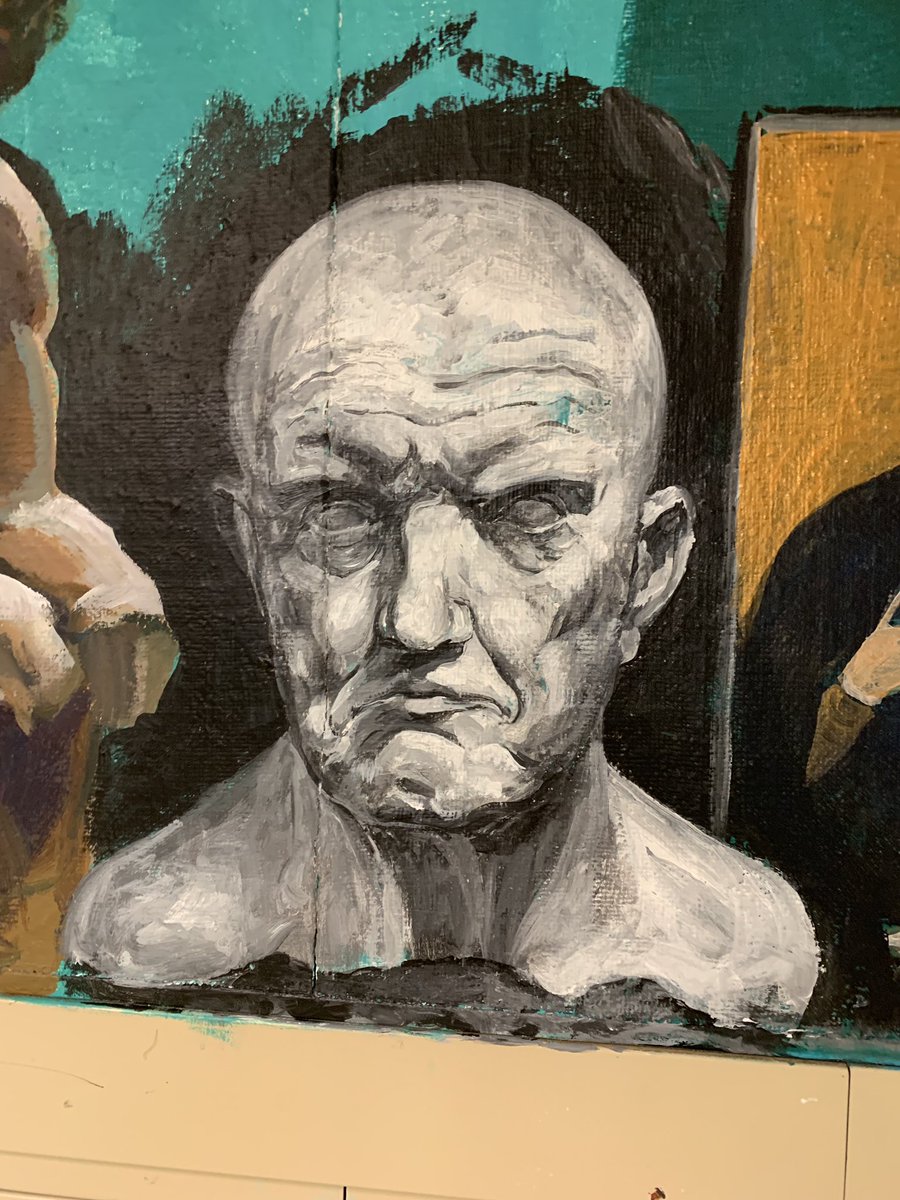 EBHSstudioart's tweet image. More art history mural #EBHS #eastbrunswickpublicschools #artclass