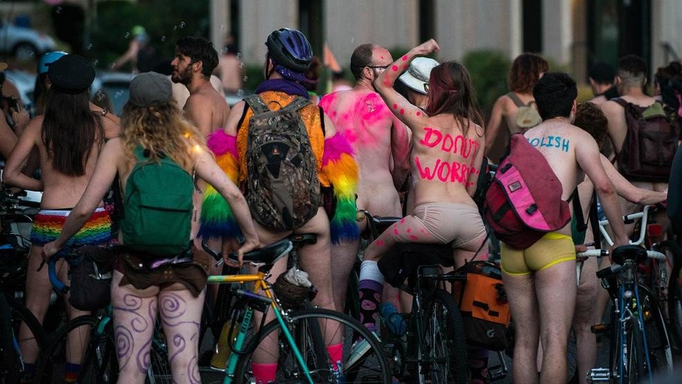 What It's Like To Join Portland's World Naked Bike Ride