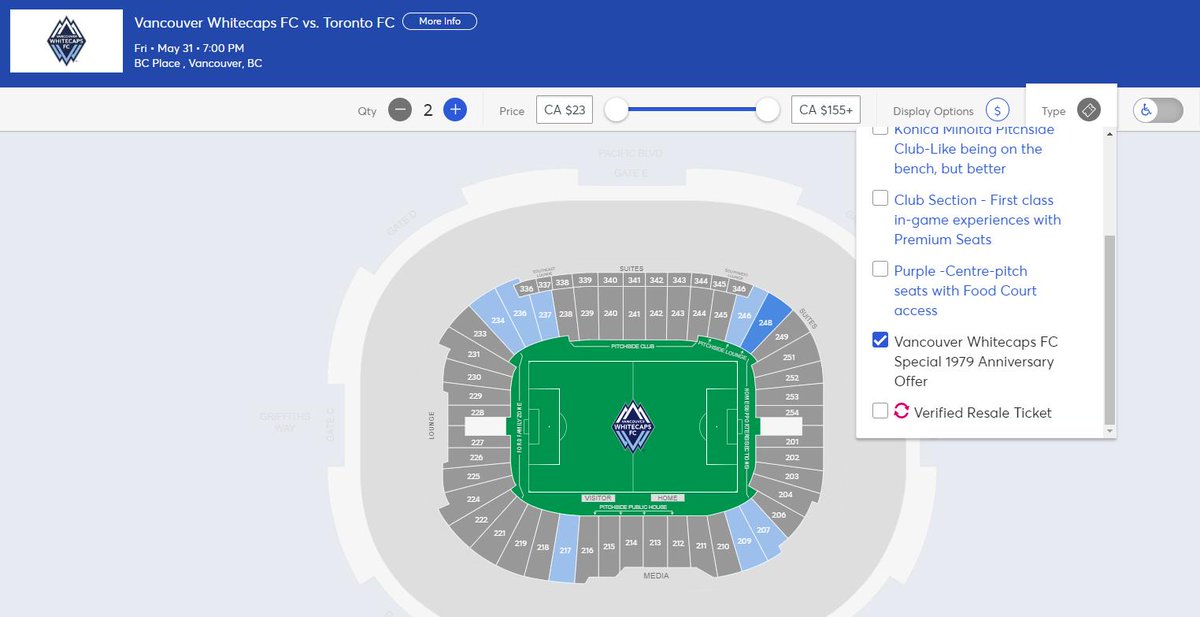 whitecaps tickets ticketmaster