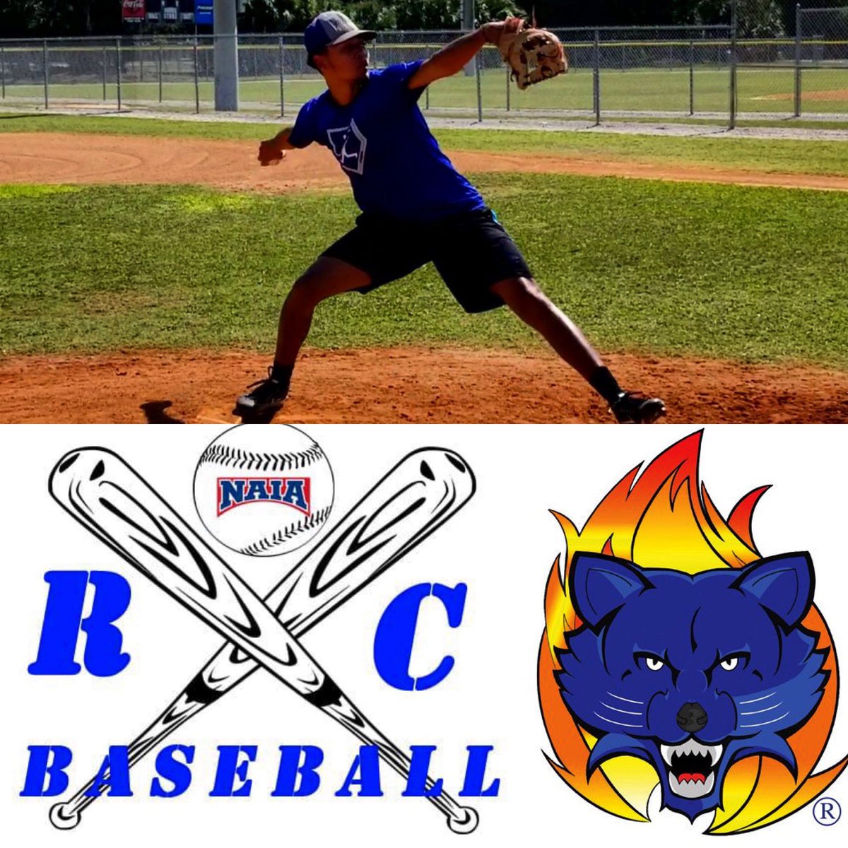 fiba_baseball's tweet photo. 🔵🔥Congratulations to FIBA RHP Gabriel del Orbe on his commitment to Rust College @rustbaseball, Gabriel will join FIBA players Edwin Collado and Rafael Rosado this fall🔥🔵 #trusttheprocess #fibacommit #fibadevelopment #hardworkpaysoffs #rustbound #mississippi #naia https://t.co/uJE9E2Gazb