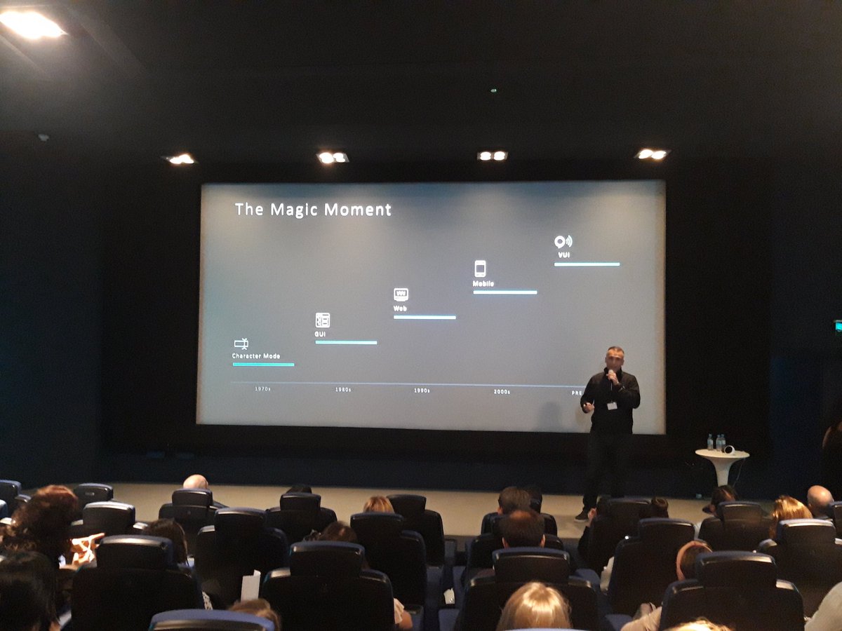 ”La voz va a ser la gran tecnología de la década", <a href="/germanviscuso/">German Viscuso</a>, Technical Evangelist de @Amazon. 

#VoiceTech #DisruptersDay