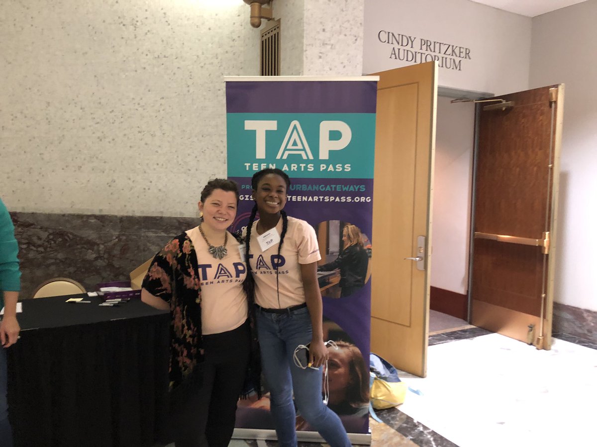 urbangateways's tweet image. #TAPIntoTheArts presentation &amp;amp; panel this morning celebrating one year of @teenartspass!