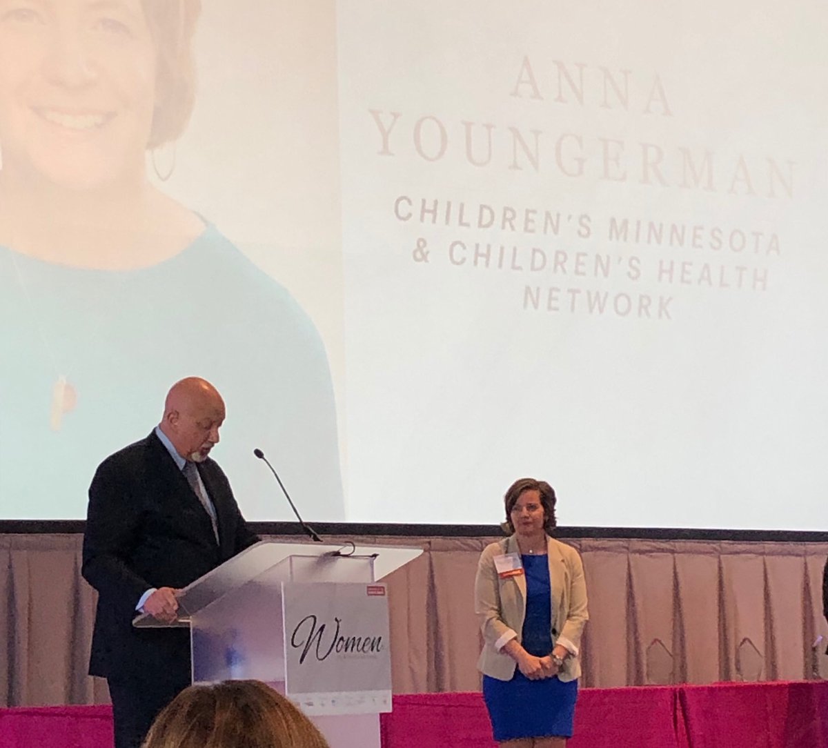Congratulations to Anna Youngerman, Women in Business 2019 award winner! Children’s is a better place because of your work! ⁦<a href="/childrensmn/">Children's Minnesota</a>⁩