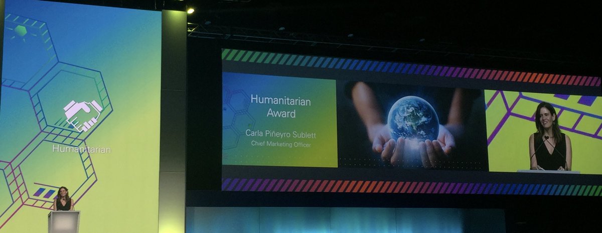 That’s a wrap on my first #NIWeek but ⁦⁦<a href="/NIglobal/">NI (now part of Emerson)</a>⁩ 25th! I had the honor of presenting our #Humanitarian award last night to ⁦<a href="/SonopillUK/">Sonopill</a>⁩! Super inspiring to see what our products enable. NIWeek2019 #NI #LabView