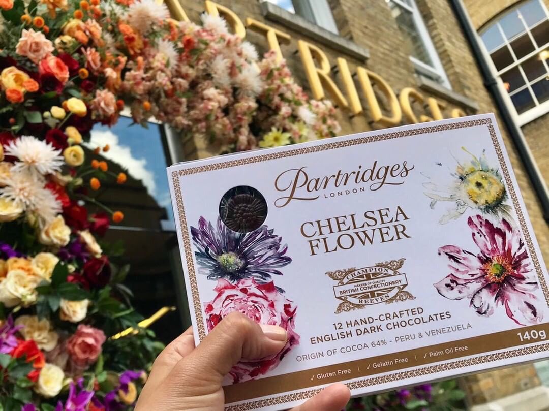 From concept to drawing to painting to design to proof to print to package now on the shelf! YES! Look great @partridgesfoods @PartridgesSW7 @championreeves #shropshire #london #ChelseaFlowerShow2019 #licensedartist #designer