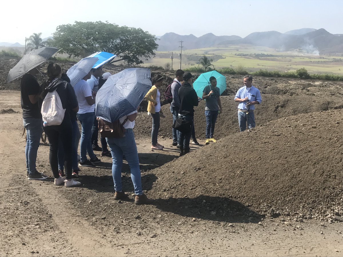 Compostverde's tweet image. Hoy tuvimos la visita de alumnos de CETMAR extensión Tepic de 6to semestre a Terrasana.
Se les explicó el proceso de compostaje para la elaboración de Compost El Molino Verde.🌿

#elsecretoestáenlatierra #visitaescolar