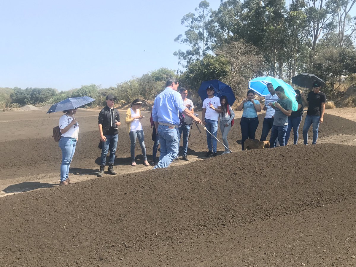 Compostverde's tweet image. Hoy tuvimos la visita de alumnos de CETMAR extensión Tepic de 6to semestre a Terrasana.
Se les explicó el proceso de compostaje para la elaboración de Compost El Molino Verde.🌿

#elsecretoestáenlatierra #visitaescolar