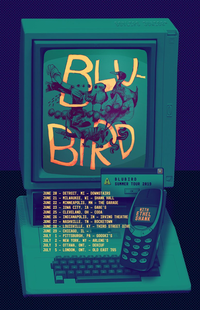 blubirdband's tweet photo. We are going on a big summer tour! Info and tickets here: https://t.co/fm4XNv6O8Y https://t.co/MxcHLjp0uP