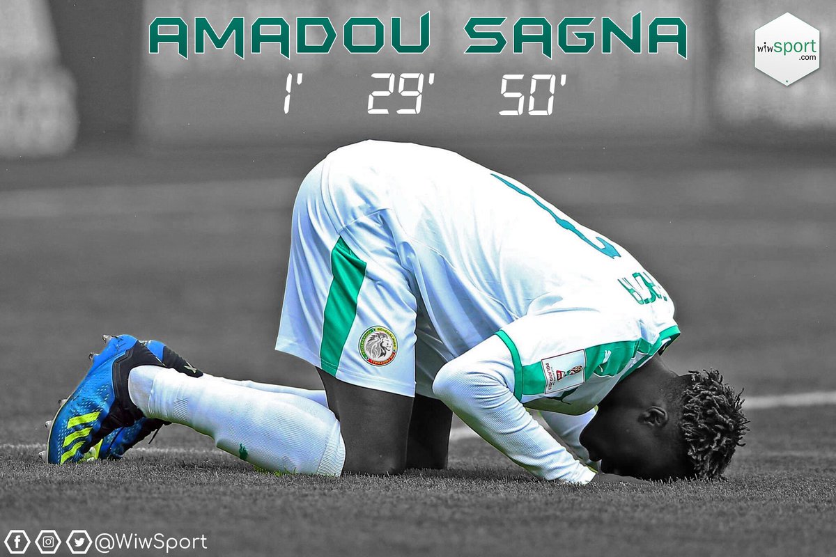 wiwsport's tweet photo. 🇸🇳🥇

Amadou Sagna devient le 1er joueur sénégalais à inscrire un triplé en Coupe du Monde, toute catégorie confondue!

#U20WC #TAHSEN https://t.co/mWQiEyN0SV