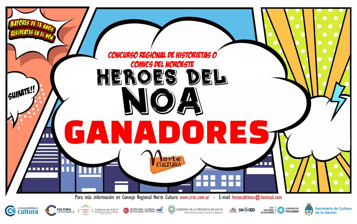 NorteCultura's tweet photo. Se dieron a conocer los ganadores del concurso Héroes del #NOA 
+INFO en: https://t.co/dzpLgDvAke https://t.co/ZJqWyWsLfP