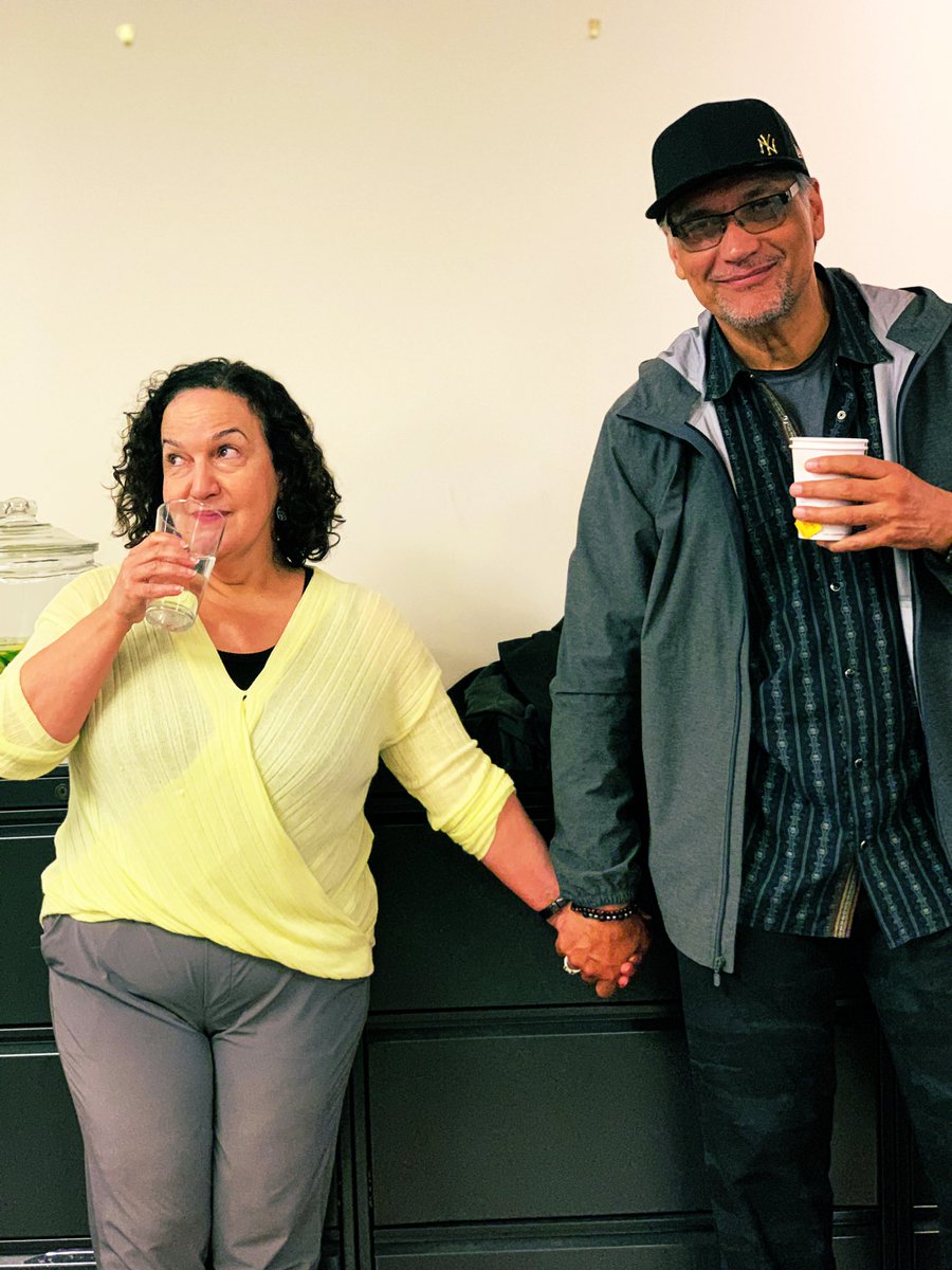 Lin_Manuel's tweet photo. #intheheightsmovie read through this morning. 
It’s cool I only cried 7 times. 
You? YA DEAD. https://t.co/hEAELY2CfO
