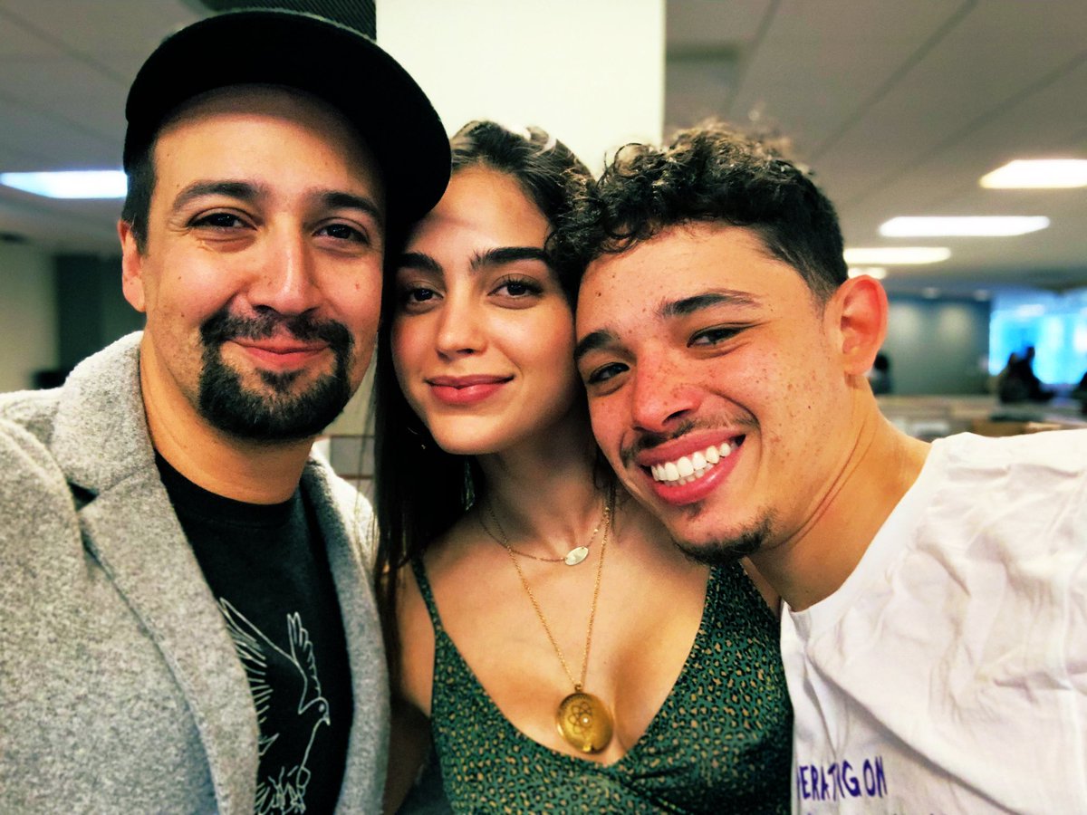 Lin_Manuel's tweet photo. #intheheightsmovie read through this morning. 
It’s cool I only cried 7 times. 
You? YA DEAD. https://t.co/hEAELY2CfO