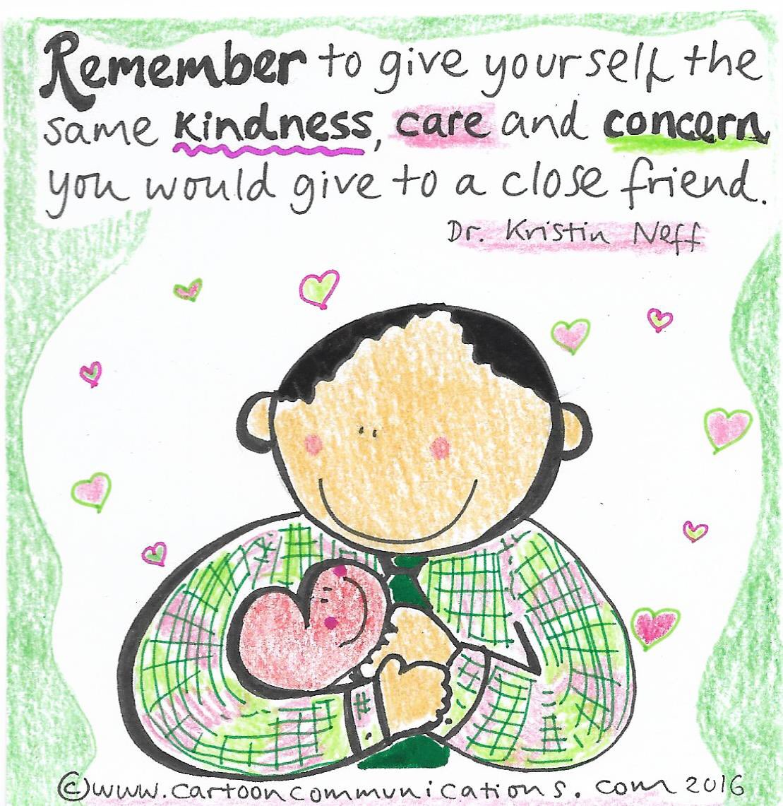 actionhappiness's tweet photo. Give yourself the same kindness, care and concern you would give to a close friend https://t.co/HKiwEC87uU