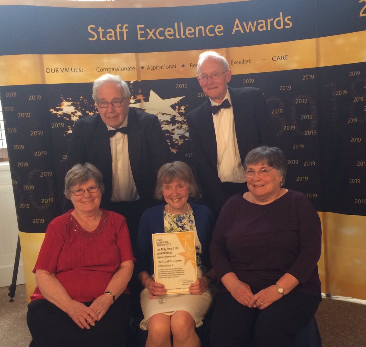 RBNHSFT's tweet photo. Well done to our highly commended Medical Museum Volunteers. Thank you for all your hard work https://t.co/pNN6jPBhFR