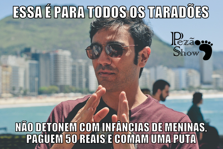 fccardoso88's tweet photo. Para com isso, magrão.
#Infância #SemEstupro #SemAbuso #CampanhaDoPezãoShow #streaming #radioonline #hitz #PortoAlegre #audio #EstuproNão #PagaUmaPutaSeuOtário #world #stream #MusicaBoaAoVivo #online #Compartilhe
#PezãoShow https://t.co/hzo643G9ja