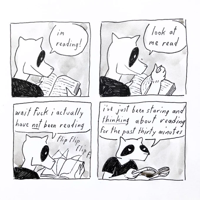 made a comic about good i am at concentrating 