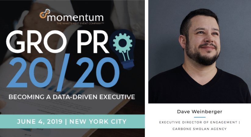 Carbone_Smolan's tweet photo. If you're in NYC, catch Dave Weinberger and Tapestry VP of Communications Jennifer Leemann at #GroPro2020, sharing insights on how to build and maintain a top employer brand.
Take 15% off your ticket with the code SP15 at: https://t.co/8LPcMF9QJ5 https://t.co/eCbGPeyfMZ