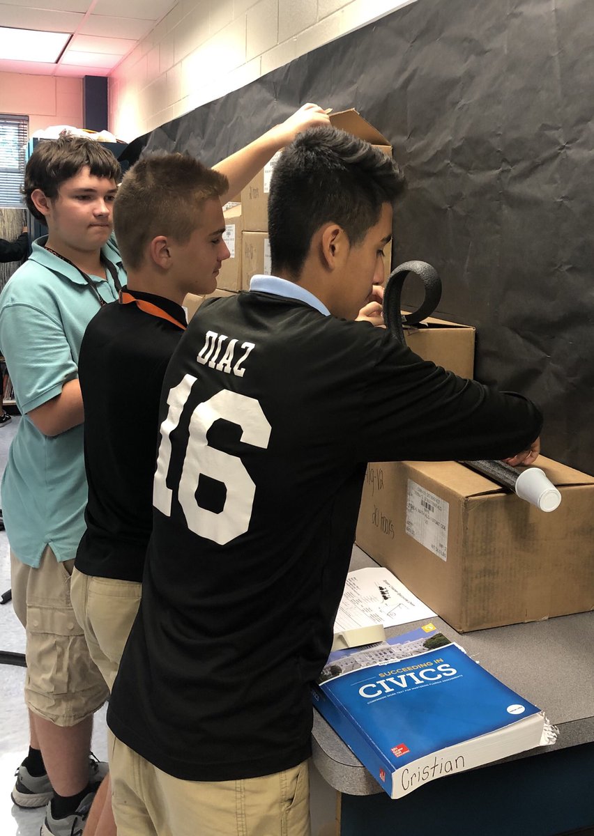 math_ccps's tweet image. Roller Coaster Math Challenge is rockin’ at Manatee Middle School! #CCPSSuccess @math_ccps