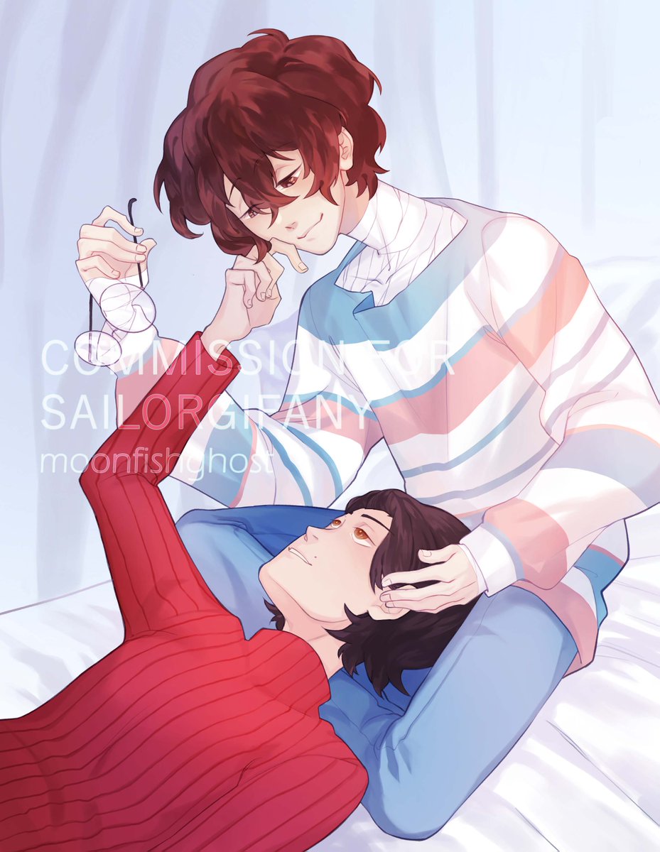 I lately commissioned the wonderful <a href="/MoonFishGhost/">Luneat 🌙 Vgen Comms OPEN!</a> and gosh I'm taken away by how beautiful it came out, I love it so much! Thank you again for taking my commission! 💞