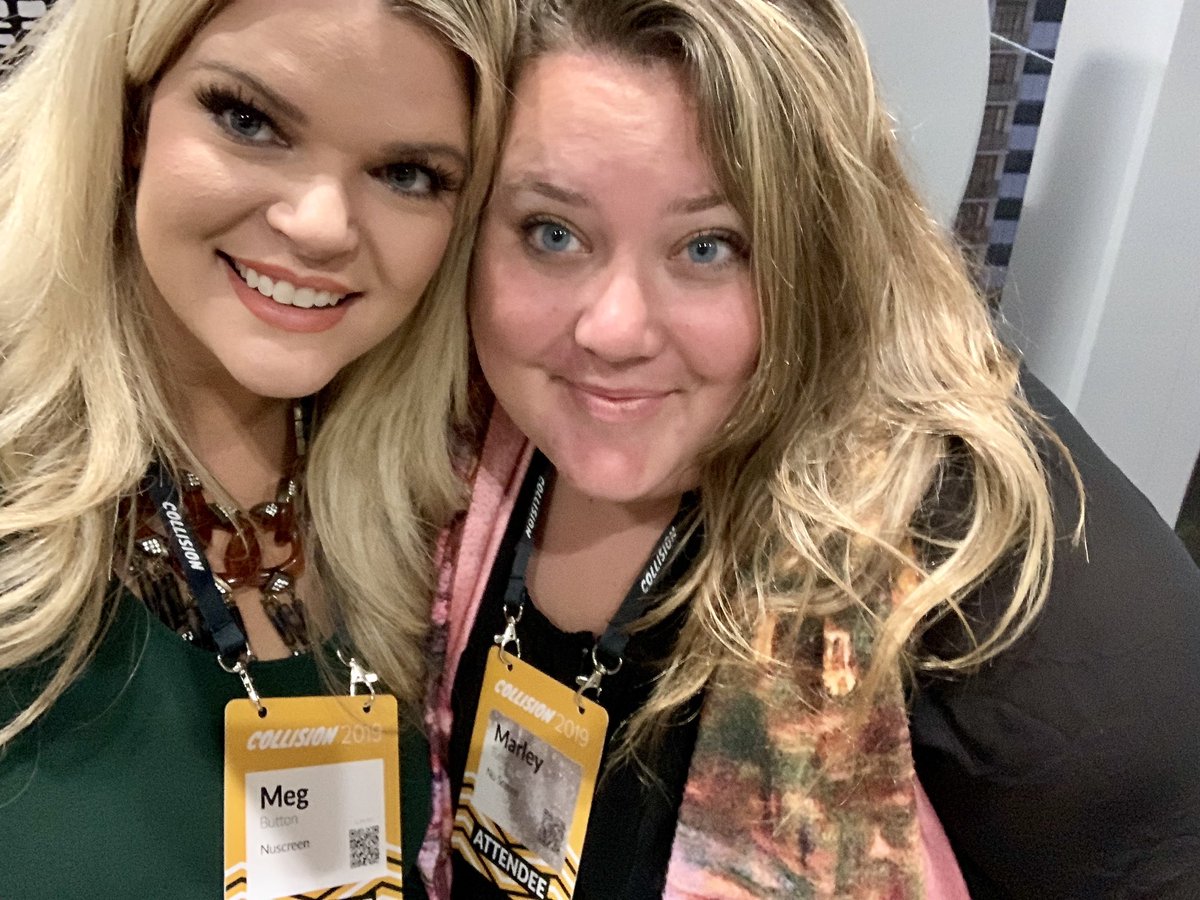 megbutton's tweet image. #ConferenceStyle w/ @MarleyTufts #CollisionConf