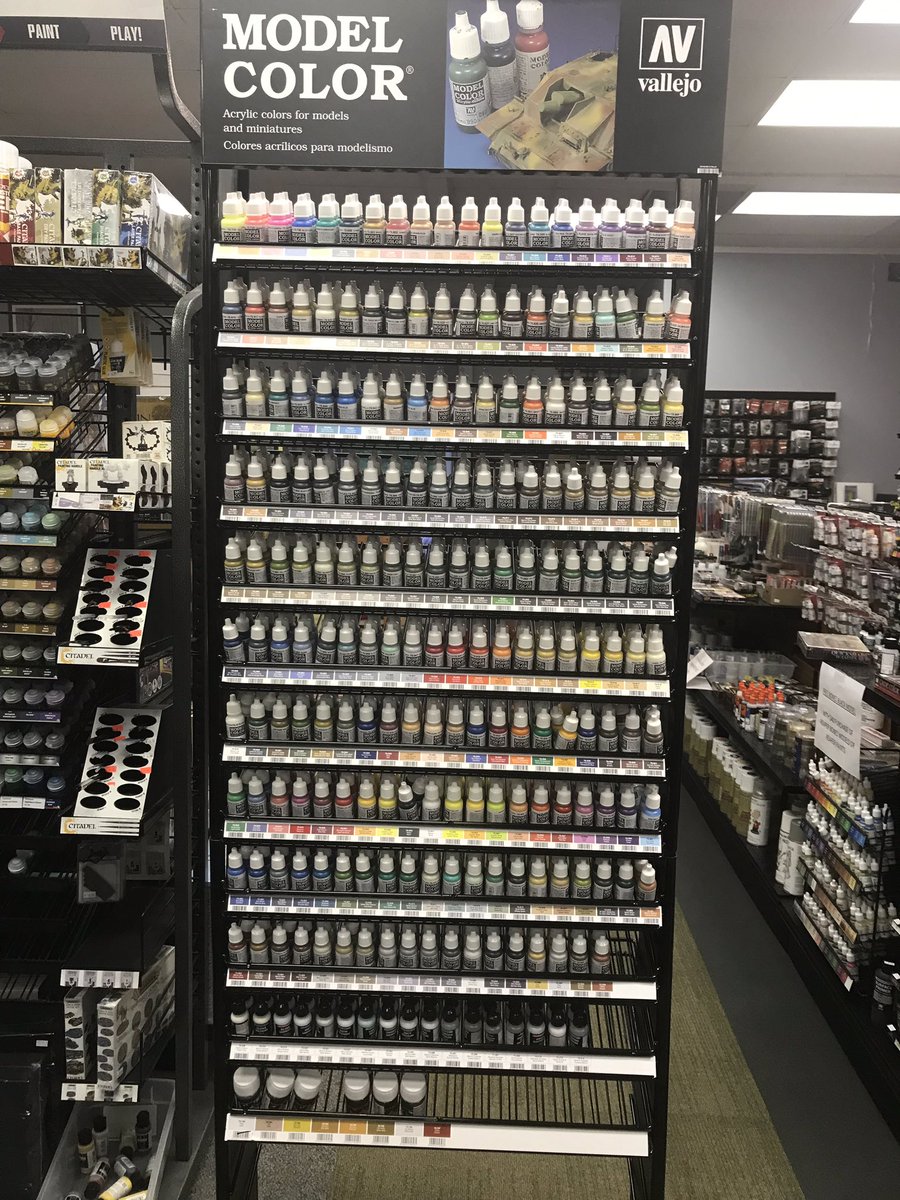 GrognardStore's tweet image. Now carrying Vallejo Model color range!