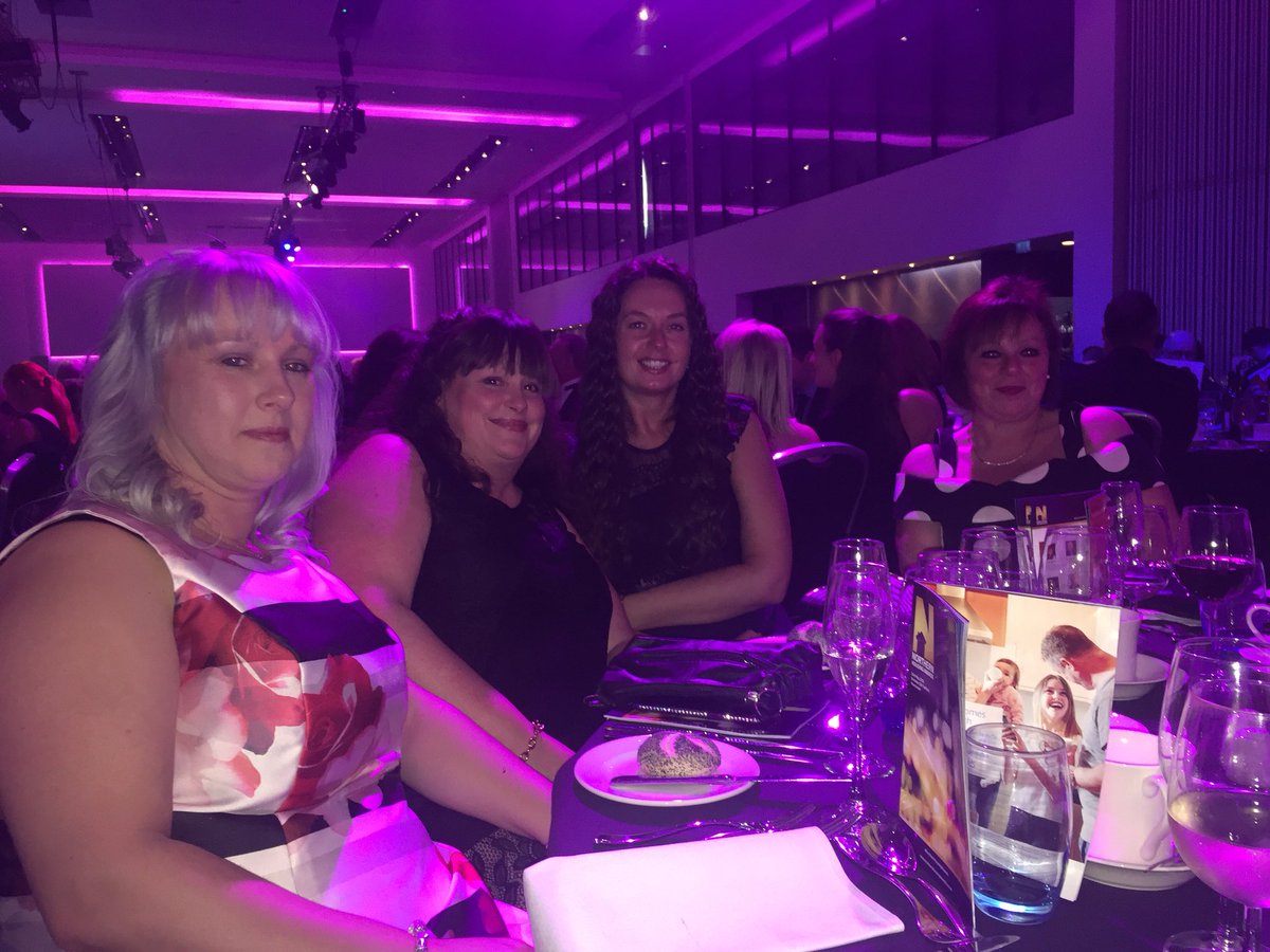 Excited to be shortlisted for the Northern Housing Awards: Resident employment/training initiative of the year. Accompanied by the lovely ladies from <a href="/johnsoncleaners/">Johnson Cleaners</a> and <a href="/Wynsors_Shoes/">Wynsors Shoes</a> . Wish us luck 🤪😊