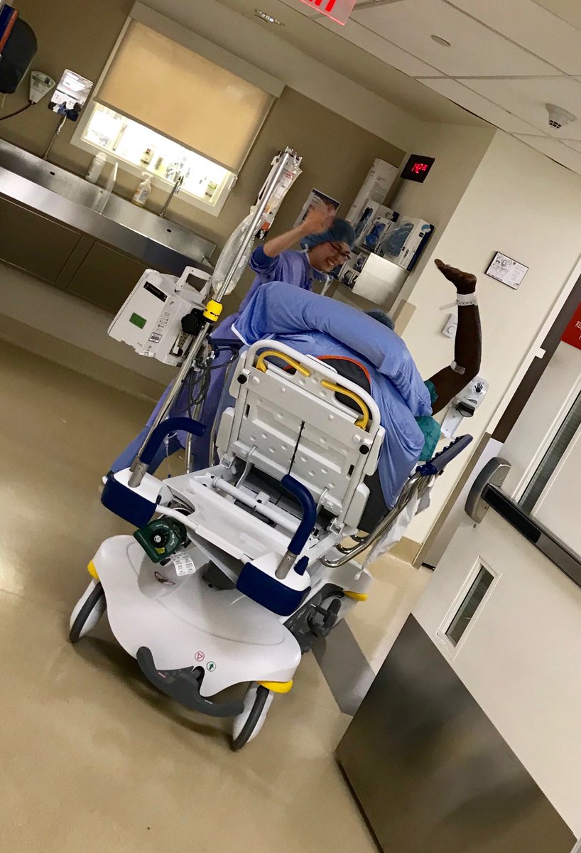 andriactv's tweet photo. On this #GreaterTorontoDay, I give thanks to all the #medical professionals doing their job as my brother goes in for emergency gallbladder surgery. Shoutout to #MShospital #DrYang, #nurse Yolande, #porter #Cliff & #Janet wheeling him in to surgery with a wave 🙏🏾 https://t.co/LWhKyvRS3Q