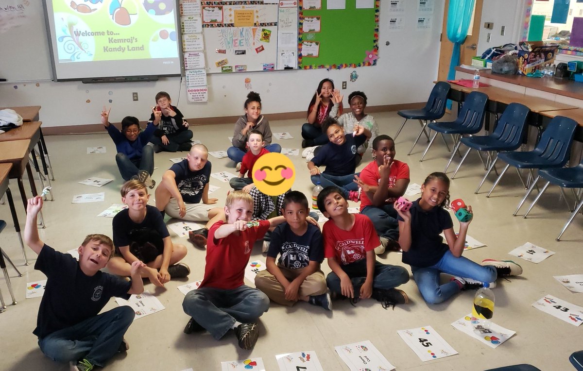 KemrajLisa's tweet photo. Kemraj's Kandy Land #success Ss totally loved the standards review game for #WONKAWEEK...they didnt even realize they were showing what they learned all year long. #MakeLearningFun @CaldwellElemen @ckhowell1 @KateAshmore @Iluvcaldwell https://t.co/xKlmTG7U8y