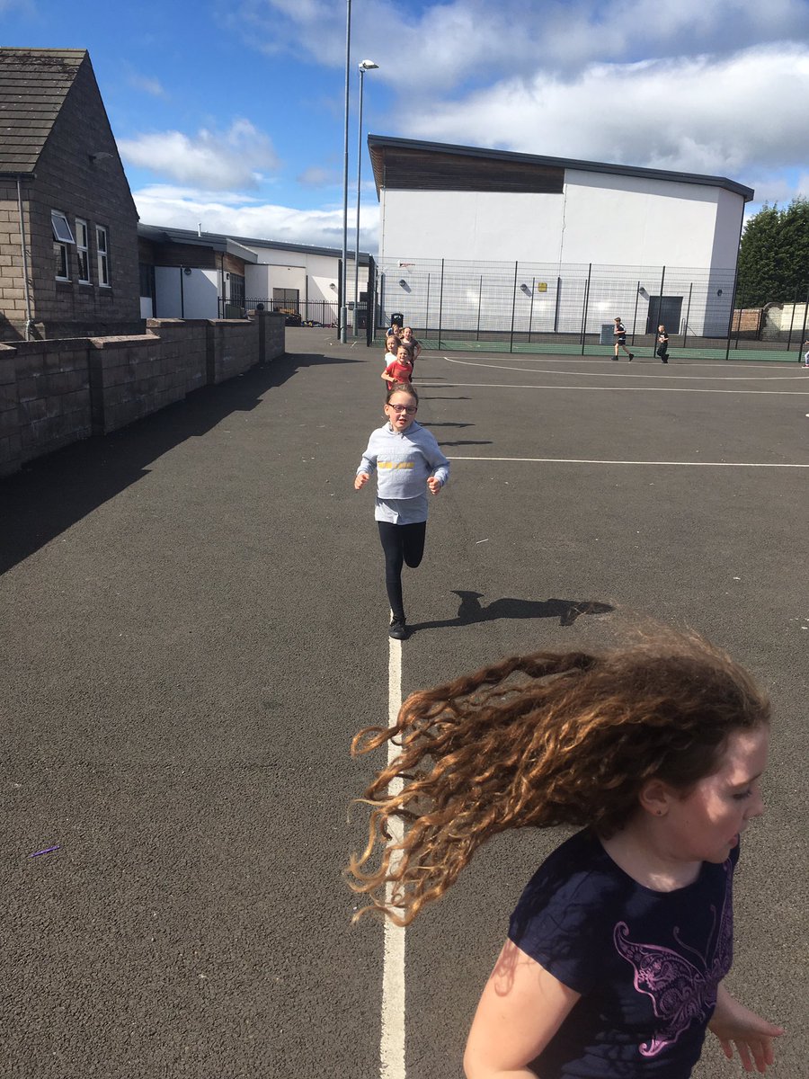 keltyps's tweet photo. Here come the P3 athletes, back for more adventures at running club 🏃🏼♀️ 💨 🏃🏽♂️ 💨! #ActiveKPS #Enthusiasm https://t.co/ic6C6i0mT3