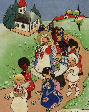 "Pueblos todos, batid palmas, aclamad a Dios con gritos de júbilo porque Dios es el rey del mundo".
Salmo 46