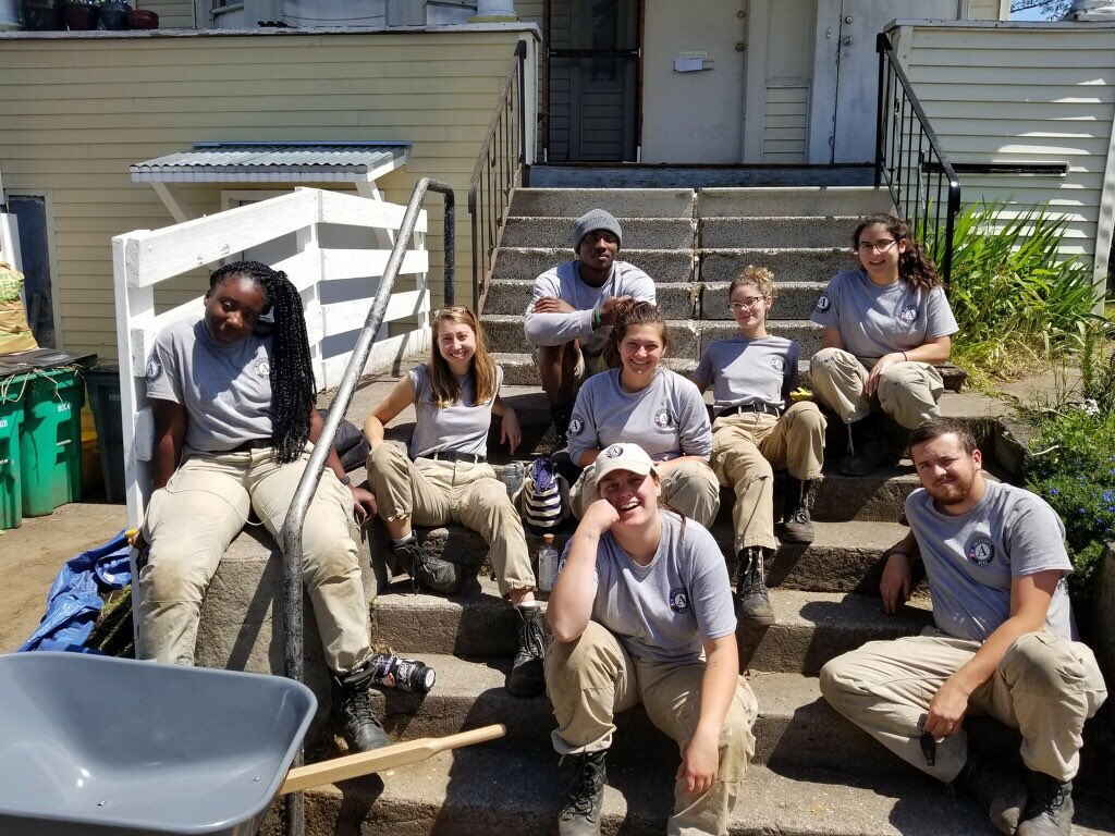 Our AmeriCorps NCCC team Blue 1💙