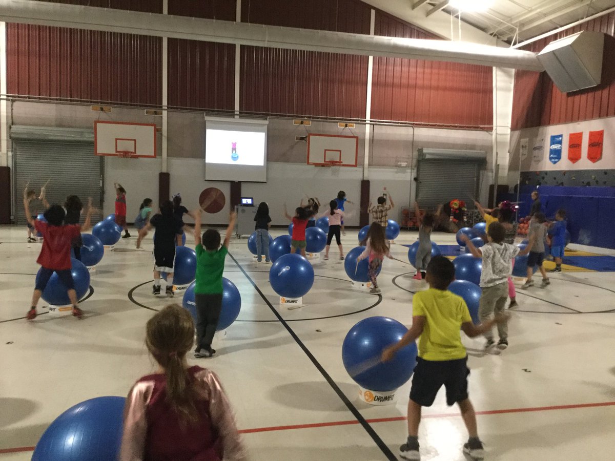 NewmanRabaPE's tweet photo. Drum Fit Fun https://t.co/dNJKJKsj32