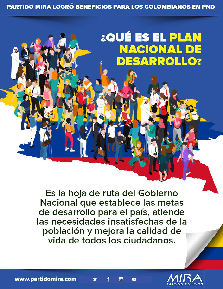 PartidoMIRA's tweet photo. La Bancada del @PartidoMIRA en el congreso logró incluir 16 importantes propuestas para el #PND2019... Y ¿en qué consiste el Plan Nacional de Desarrollo? 🤔

Aquí le contamos👇 https://t.co/iqItId8lt9