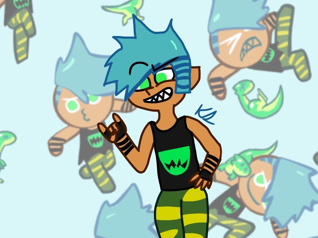 coreysriffin's tweet photo. Just a Dinosour Cookie drawing that I did in class today. I'm really proud of how this came out tbh.

#LINECookieRun #CookieRun #cookierunfanart #dinosourcookie https://t.co/nRi6AkTaA4