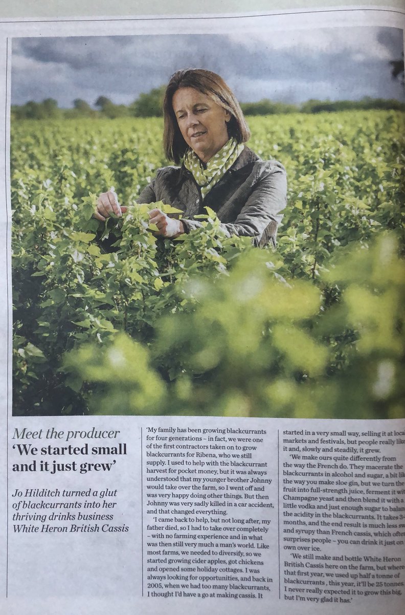 WhiteHeron1876's tweet photo. Thank you @waitrose #weekend for the great piece about our founder π #story #madeinherefordshire #britishcassis https://t.co/nuh3ocoFtM