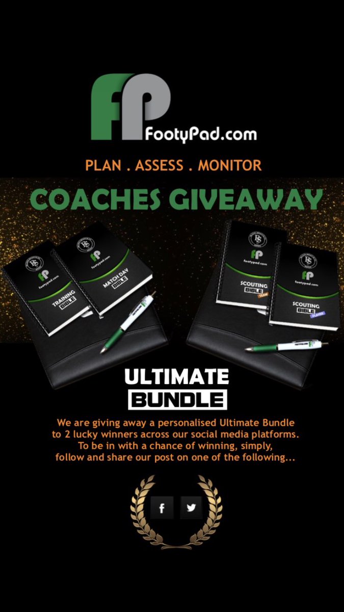 FootyPad's tweet photo. Every coach deserves a FootyPad!
Retweet &amp; follow for your chance to win &amp; join thousands of coaches who use FootyPad for the new season ⚽️✍️🙌 #bebetter https://t.co/UeGpJDruIT
