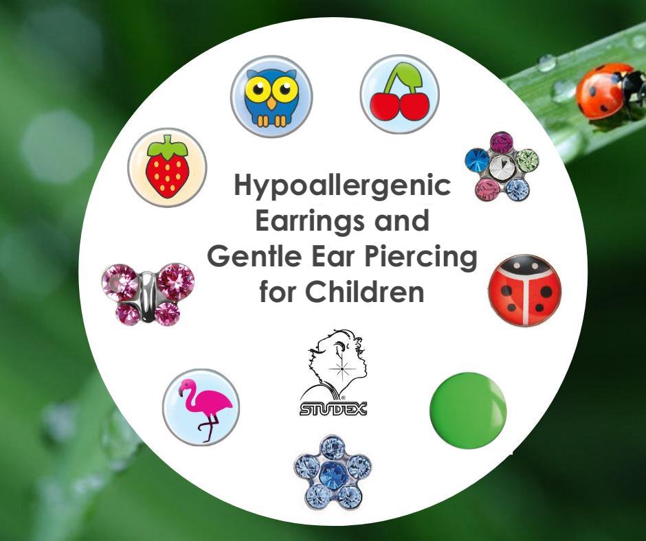 StudexMe's tweet image. Cute #hypoallergenic earrings for children: available for ear piercing with #StudexSystem75 or as regular (non-piercing) #SensitiveForKids #earrings – Find a #Studex partner near you: earpiercing.biz/contact/ 
#earpiercing #jewelry #piercings #kidsjewelry #SensitiveByStudex