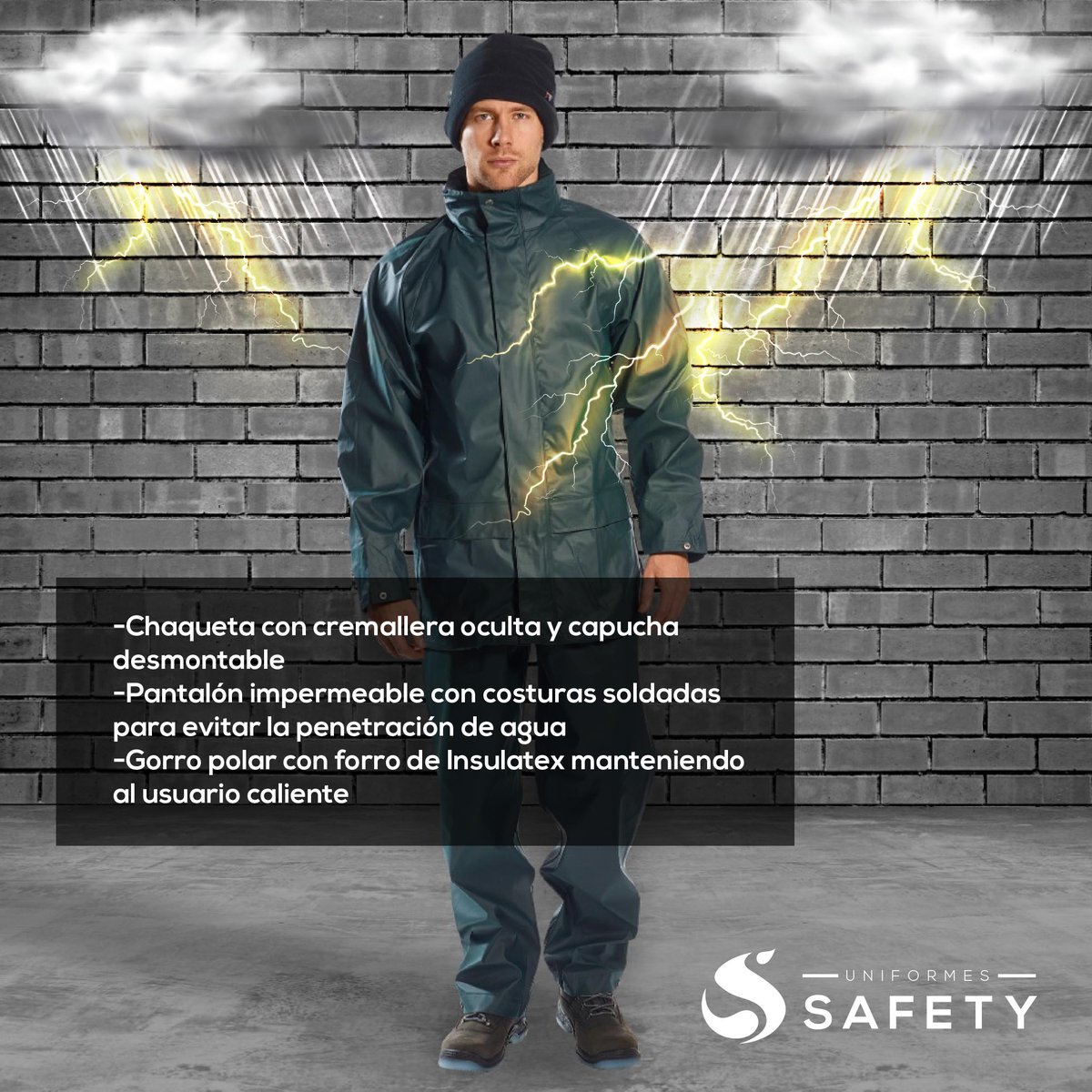 Mantente seco ante cualquier tempestad que se aproxime. Pregúntanos por ellos.
.
#Tempestad #Lluvia #Uniformesafety #Portwest #Panamá