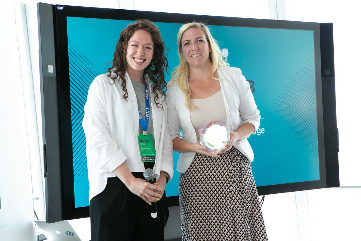 Had a great time at the <a href="/HITLABnyc/">HITLAB</a> World Cup this week! Honored for <a href="/chatwithjessie/">Jessie Health</a> to receive the Women’s Health Tech Impact Award. #womenshealth #femtech #Disrupt50B