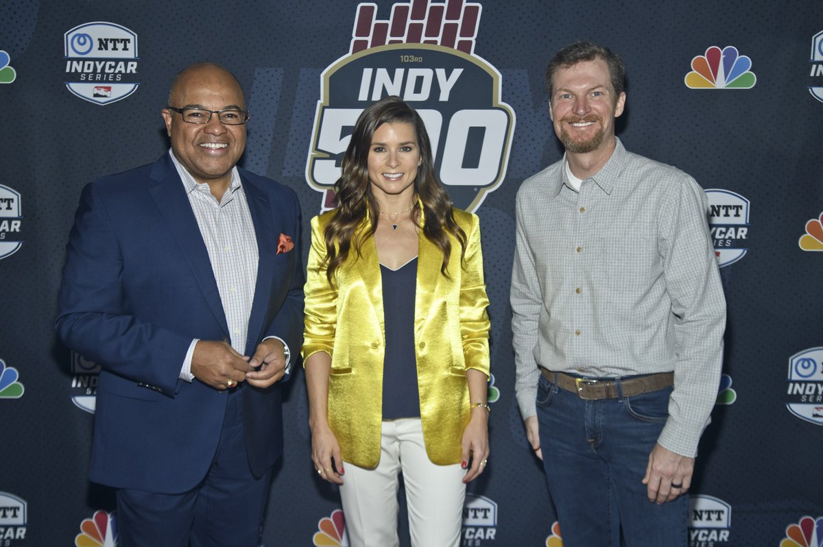 Nbc Sports Pr On Twitter Miketirico Danicapatrick Dalejr Will Be Among 14 Nbc Sports Commentators Providing Coverage Of Sunday S Indy500 Which Begins At 9 Am Et On Nbcsn Before Moving To Nbc
