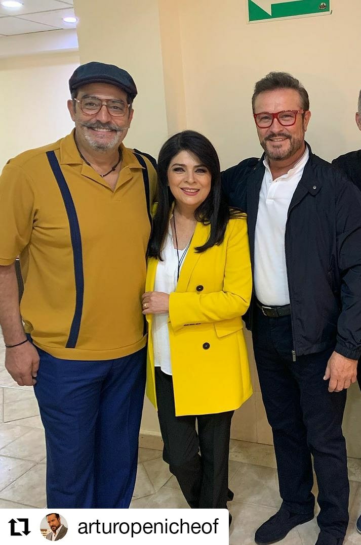 Angelito, Maura y Salazar <a href="/Cita_ACiegas/">Cita a Ciegas</a> 🎬🎥👏🏻😍💓
@ArturoPenicheOf @VictoriaRuffo31 <a href="/OmarFierroOf/">Omar Fierro</a> #CitaACiegas