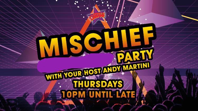 FlaresReflexBra's tweet photo. The Flares Party starts tonight!! 

🎉MISCHIEF starts at 10pm tonight!🎉

🎟FREE entry! 
🍻£2 drinks deals all night!! 
💃🏼Party songs and games till the early hours! 

Everyone needs a bit of Mischeif in their life so get down to Flares and get this party weekend started!🥳 https://t.co/D5SKbR4K1B