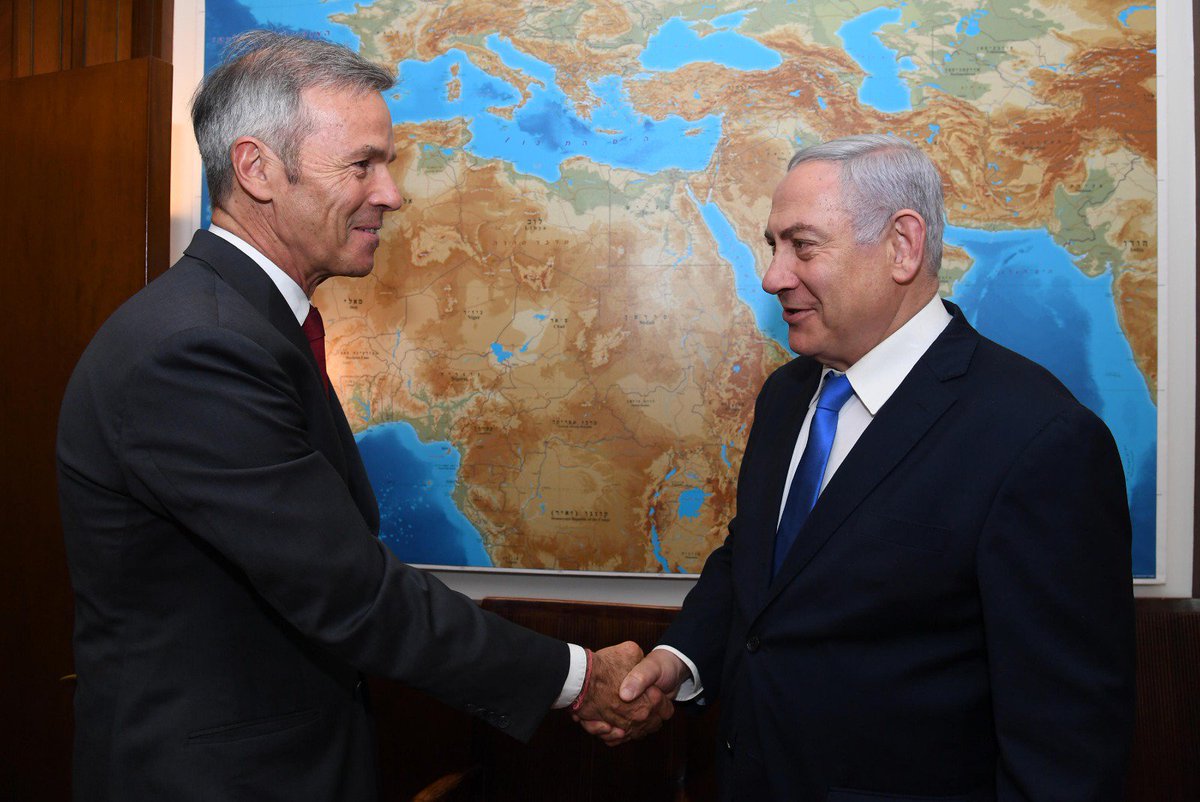 Pm Of Israel On Twitter Pm Netanyahu Heard From Eric That The