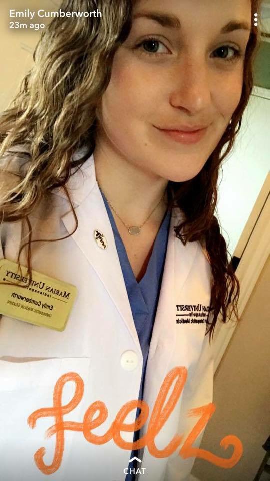 Wow, so proud of @cumbo_em for finishing her first year of med school strong. One down, several more to go👩🏽‍⚕️