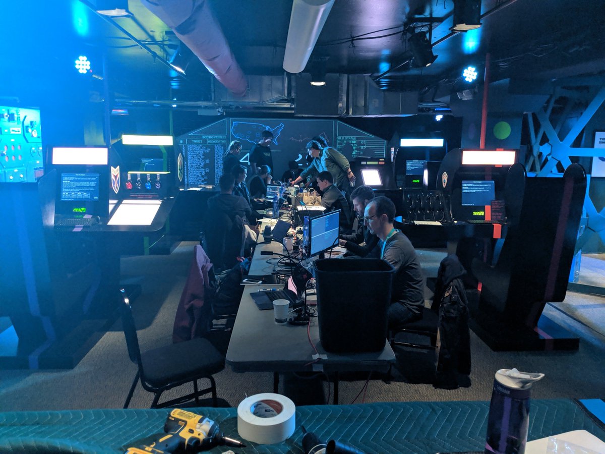thehousetheatre's tweet photo. Looks like tech for #TheLastDefender at @DenverCenter is going swell ๐ https://t.co/AhXb76Lexd