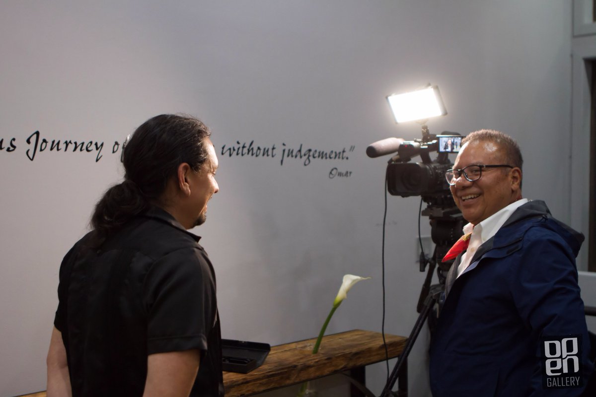 OPENCenterArts's tweet photo. OPEN wishes to thank everyone for being part of this great #SOLOOMAR #exhibition! We had very good time, we look forward to your support in future shows. Thank you #OmarMagana for sharing with us your amazing artwork. Exhibition Date: May: 17 - June 22, 2019. https://t.co/G4XeNkyTfP