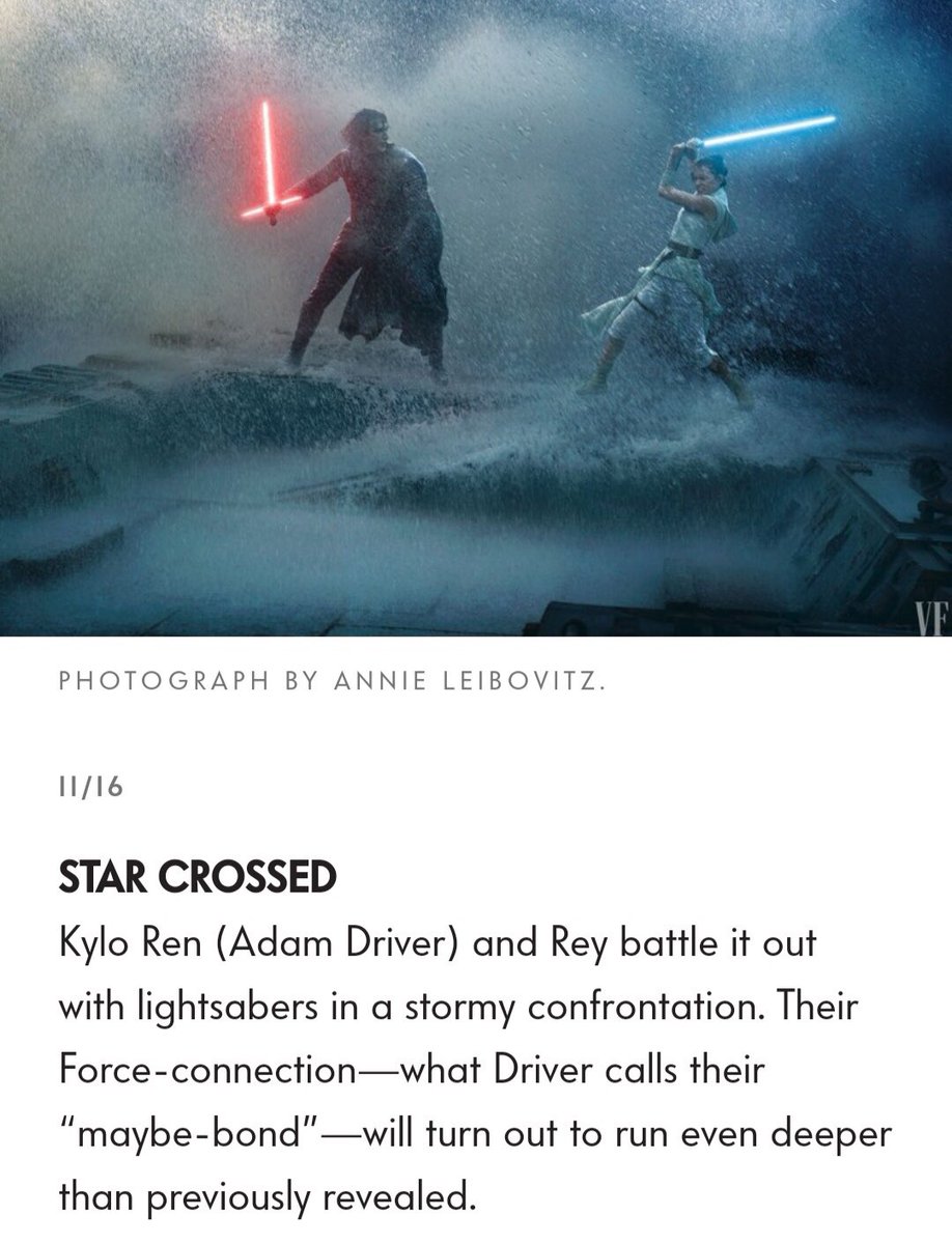 Do you think the “maybe-bond” could be similar to the connection Harry and Voldemort shared? “and either must die at the hand of the other for neither can live while the other survives...” 🤔
#StarWars #EpisodeIX #HarryPotter